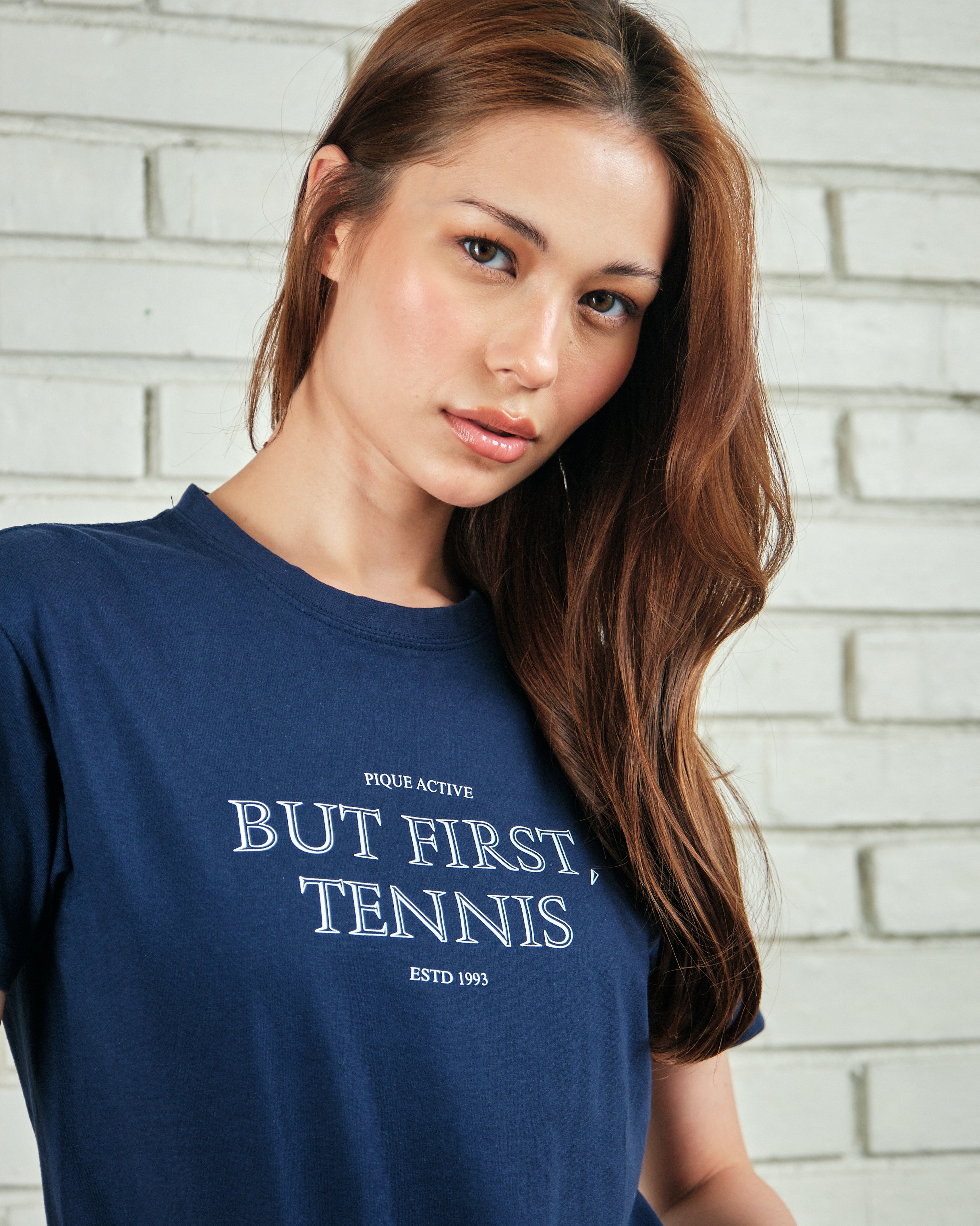 But first, Tennis Shirt in Navy